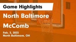 North Baltimore  vs McComb  Game Highlights - Feb. 3, 2023