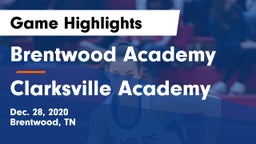 Brentwood Academy  vs Clarksville Academy Game Highlights - Dec. 28, 2020