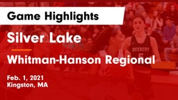 Silver Lake  vs Whitman-Hanson Regional  Game Highlights - Feb. 1, 2021