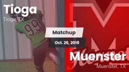 Matchup: Tioga  vs. Muenster  2018