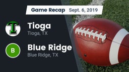 Recap: Tioga  vs. Blue Ridge  2019