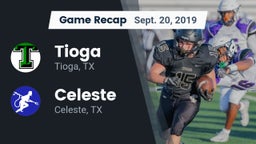Recap: Tioga  vs. Celeste  2019