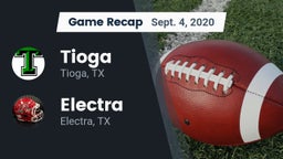 Recap: Tioga  vs. Electra  2020