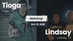 Matchup: Tioga  vs. Lindsay  2020