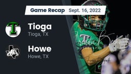 Recap: Tioga  vs. Howe  2022