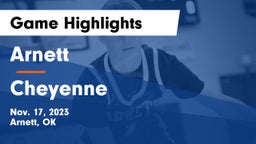Arnett  vs Cheyenne Game Highlights - Nov. 17, 2023
