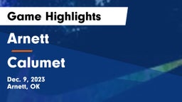 Arnett  vs Calumet  Game Highlights - Dec. 9, 2023
