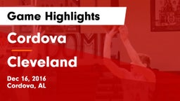 Cordova  vs Cleveland  Game Highlights - Dec 16, 2016