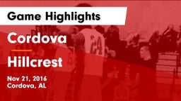 Cordova  vs Hillcrest  Game Highlights - Nov 21, 2016