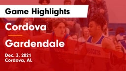 Cordova  vs Gardendale  Game Highlights - Dec. 3, 2021