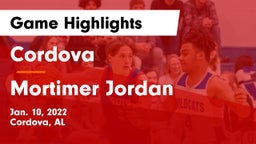 Cordova  vs Mortimer Jordan  Game Highlights - Jan. 10, 2022