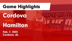 Cordova  vs Hamilton  Game Highlights - Feb. 7, 2023