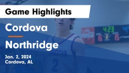 Cordova  vs Northridge  Game Highlights - Jan. 2, 2024