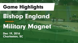 Bishop England  vs Military Magnet Game Highlights - Dec 19, 2016