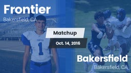 Matchup: Frontier  vs. Bakersfield  2016