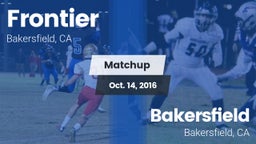 Matchup: Frontier  vs. Bakersfield  2016