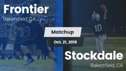 Matchup: Frontier  vs. Stockdale  2016