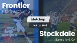 Matchup: Frontier  vs. Stockdale  2016