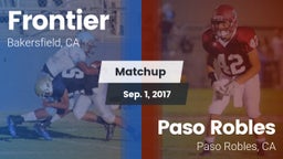 Matchup: Frontier  vs. Paso Robles  2017