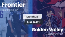 Matchup: Frontier  vs. Golden Valley  2017