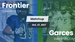 Matchup: Frontier  vs. Garces 2017