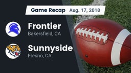 Recap: Frontier  vs. Sunnyside  2018