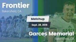 Matchup: Frontier  vs. Garces Memorial  2018
