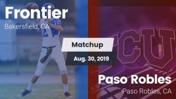 Matchup: Frontier  vs. Paso Robles  2019