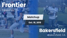 Matchup: Frontier  vs. Bakersfield  2019