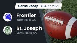 Recap: Frontier  vs. St. Joseph  2021