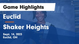 Euclid  vs Shaker Heights  Game Highlights - Sept. 14, 2023