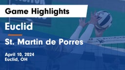 Euclid  vs St. Martin de Porres  Game Highlights - April 10, 2024