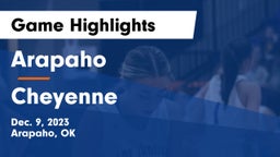 Arapaho  vs Cheyenne Game Highlights - Dec. 9, 2023
