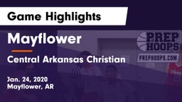 Mayflower  vs Central Arkansas Christian Game Highlights - Jan. 24, 2020