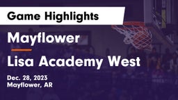 Mayflower  vs Lisa Academy West Game Highlights - Dec. 28, 2023