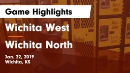 Wichita West  vs Wichita North  Game Highlights - Jan. 22, 2019