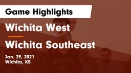 Wichita West  vs Wichita Southeast  Game Highlights - Jan. 29, 2021