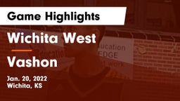 Wichita West  vs Vashon  Game Highlights - Jan. 20, 2022