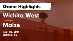 Wichita West  vs Maize  Game Highlights - Feb. 28, 2024