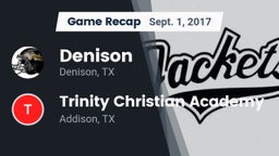 Recap: Denison  vs. Trinity Christian Academy  2017