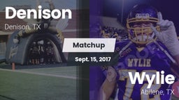 Matchup: Denison vs. Wylie  2017