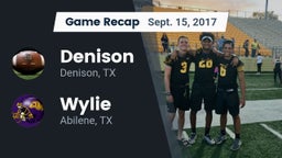 Recap: Denison  vs. Wylie  2017