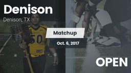 Matchup: Denison vs. OPEN 2017