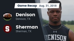Recap: Denison  vs. Sherman  2018