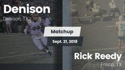 Matchup: Denison vs. Rick Reedy  2018