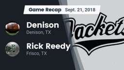 Recap: Denison  vs. Rick Reedy  2018