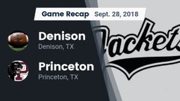 Recap: Denison  vs. Princeton  2018