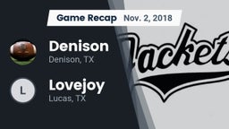 Recap: Denison  vs. Lovejoy  2018