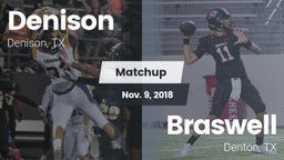 Matchup: Denison vs. Braswell  2018