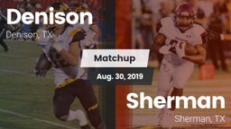 Matchup: Denison vs. Sherman  2019